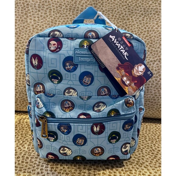 Loungefly Nickelodeon Avatar The Last Airbender Print Square Mini Backpack NEW - Picture 2 of 14